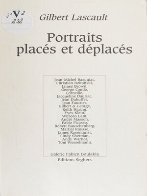 cover image of Portraits placés et déplacés